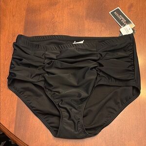 Island Escape Black Bikini Bottom